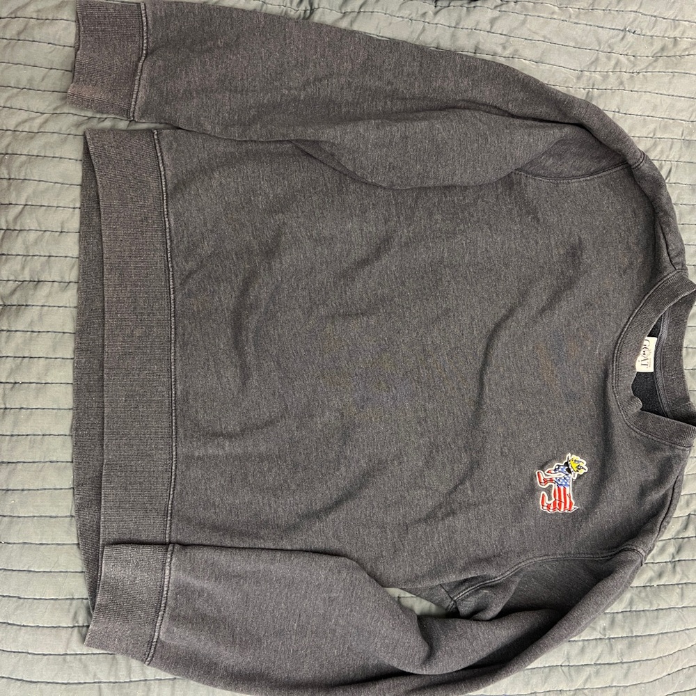 GOAT USA grey freedom crewneck size adult medium like new condition